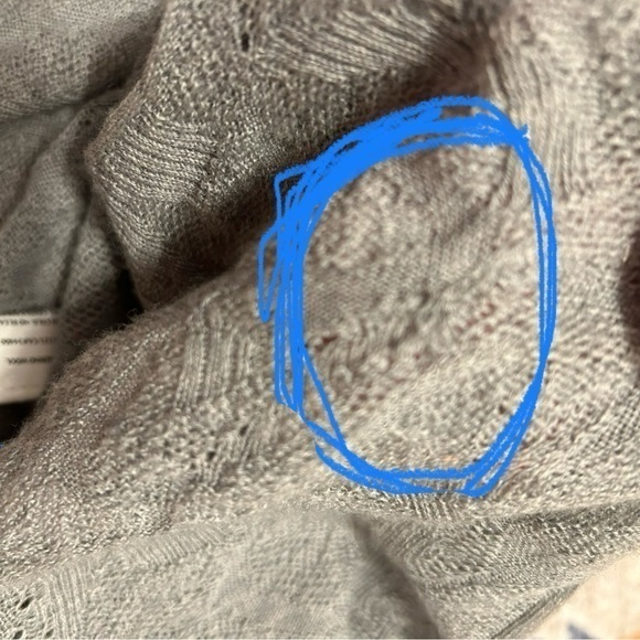 Eileen Fisher Medium Gray Merino Wool Lightweight Waterfall Open‎ Knit Cardigan - Picture 14 of 14